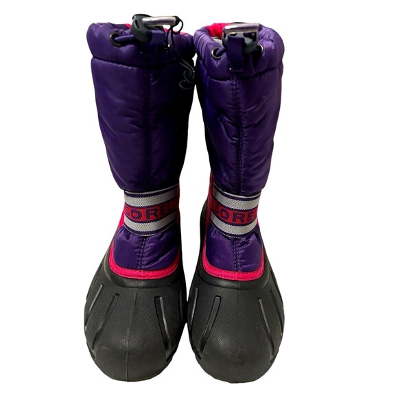 Sorel Girl Youth Purple Pink Insulated Toggle Closure Winter Snow Boots … - Picture 3 of 11